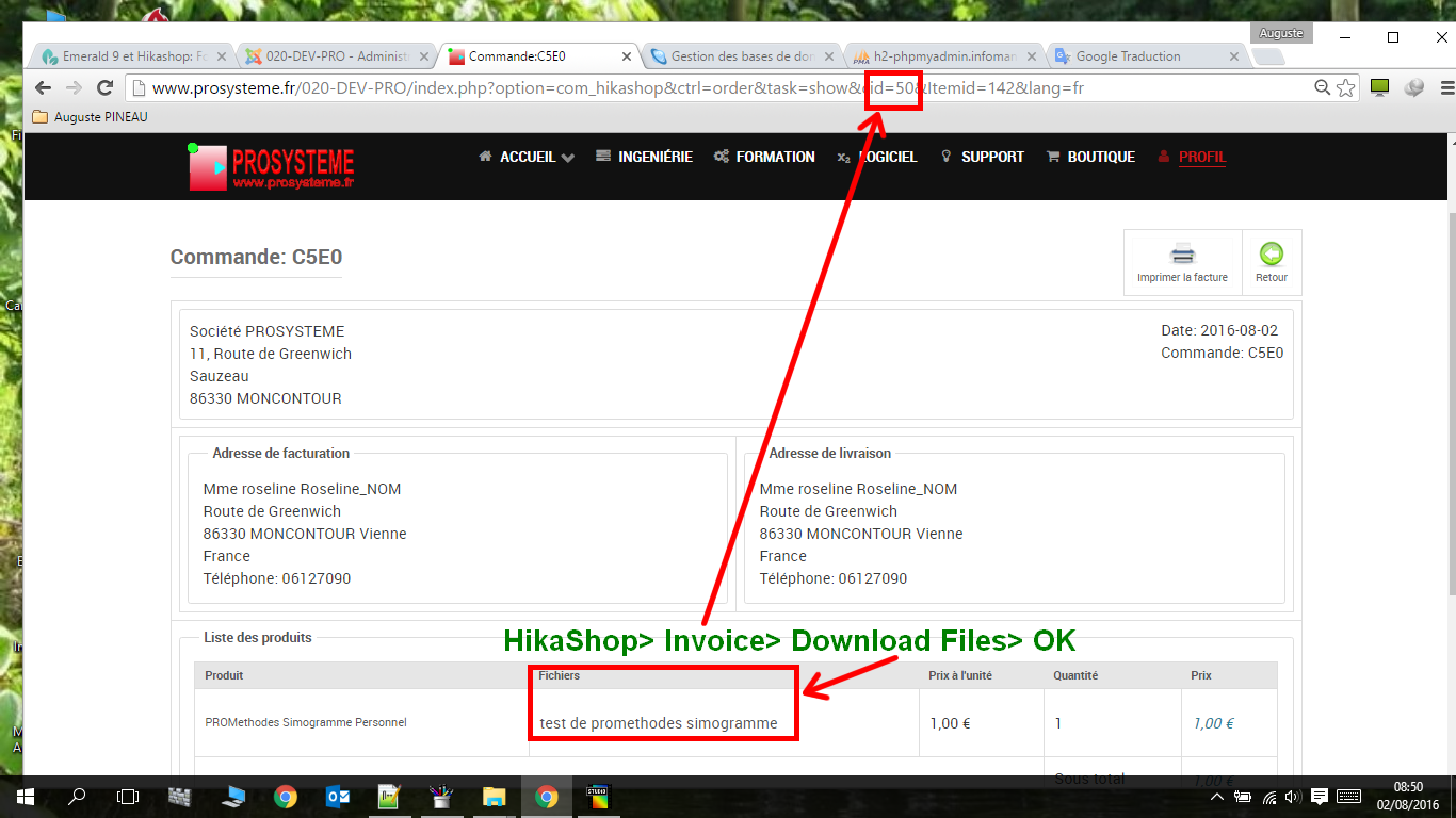 Hykashop-Facture-Fichiers téléchargement OK